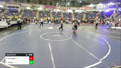 113 lbs Consi Of 8 #1 - Elysse Gonzalez, Moffat County Youth Wrestling vs Tim Haley, Platte Valley Jr Wrestling Club