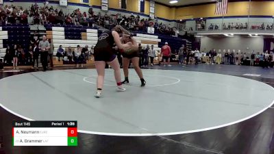 235 lbs. Cons. Round 7 - Aaliyah Grammer, Lafayette (Wildwood) vs Addison Neumann, Eureka