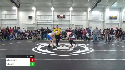 S-160 lbs Consi Of 8 #2 - Jonathan Landen, NY vs Teagan Barr, PA