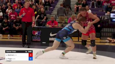 59 kg Quarterfinal - Lexie Basham, SPARTAN COMBAT/TMWC vs Jennifer Page, NLWC/TMWC