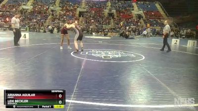 155 lbs Semifinal - Lexi Beckler, Bismarck vs Arianna Aguilar, Minot