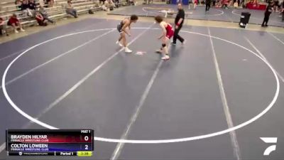 160 lbs Cons. Round 5 - Brayden Hilyar, Pinnacle Wrestling Club vs Colton Loween, Pinnacle Wrestling Club