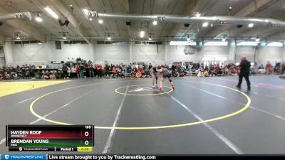 165 lbs Cons. Round 6 - Brendan Young, Erie vs Hayden Roof, Roosevelt