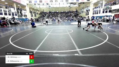 114 lbs Round Of 32 - Mason Whitney, Abington Heights vs Dominic DiGiacomo, Camden Catholic