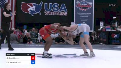 51 kg Round 1 - Christian Castillo, Thorobred Wrestling Club vs Seth Mendoza, Region Wrestling Academy