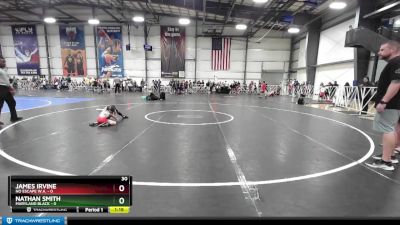 48 lbs Rd# 2 10:30am Friday - James Irvine, No Escape W.A. vs Nathan Smith, Maryland BLACK