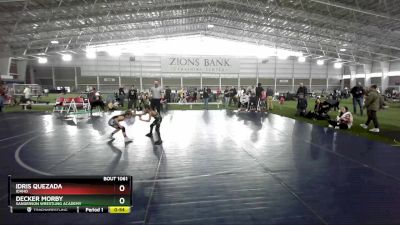 56 lbs Cons. Round 3 - Idris Quezada, Idaho vs Decker Morby, Sanderson Wrestling Academy