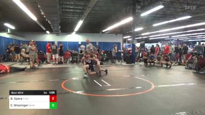 85 lbs Rr Rnd 1 - Brayden Spera, Faith Christian vs Carson Wissinger, Bandits