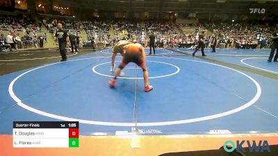 98 lbs Quarterfinal - Trusten Lee Douglas, Prodigy Elite vs Luis Flores, Hurricane Wrestling Academy