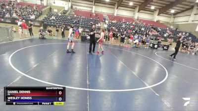 114 lbs Quarterfinal - Daniel Dennis, PA vs Wesley Honiss, MI