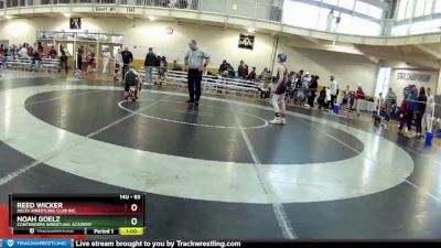 83 lbs Cons. Round 6 - Noah Goelz, Contenders Wrestling Academy vs Reed Wicker, Delta Wrestling Club Inc.