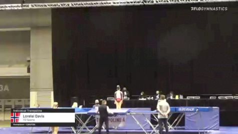 Lorelai Davis - Individual Trampoline, TG Sports - 2021 USA Gymnastics Championships