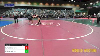 185 lbs Quarterfinal - Alizea Martinez, Salem Elite Mat Club vs Briana Alvarado, Scotsmen Wrestling Club