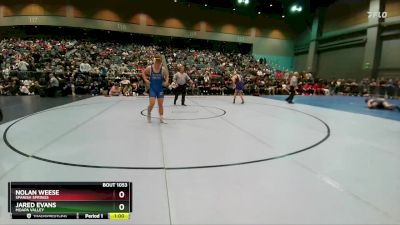 175 lbs Cons. Round 1 - Nolan Weese, Spanish Springs vs Jared Evans, Moapa Valley