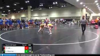 120 lbs Round 4 (10 Team) - Morgan Lee, SD Heat vs Kylee Plowman, Nebraska Tsunami