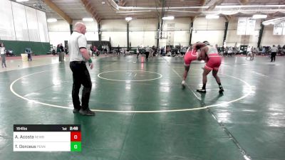 184 lbs Consi Of 16 #2 - Armando Acosta, Newberry vs Tj Dorceus, Pennsylvania RTC