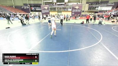 113 lbs Champ. Round 2 - Nash Burke, Munster Wrestling Club vs Nicolas Enzminger, MATPAC Wrestling Club