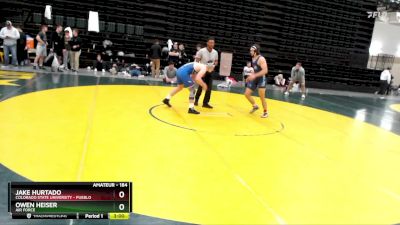 184 lbs Quarterfinal - Jake Hurtado, Colorado State University - Pueblo vs Owen Heiser, Air Force