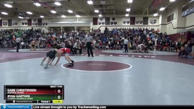 113 lbs Cons. Round 3 - Ryan Hartwig, Clarion-Goldfield-Dows vs Gabe Christensen, Dubuque Senior