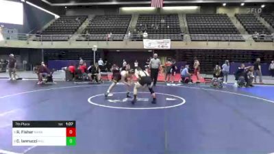 130 lbs 7th Place - Ryan Fisher, Mahanoy City, PA vs Corey Iannucci, Hillsborough, NJ