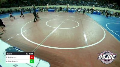 64 lbs Round Of 16 - Everett Bolay, Perry Wrestling Academy vs Angelo Merlino, 512 Outlaw Wrestling