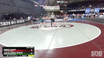 Girls 3A/4A 190 Quarterfinal - Hadley White, Hermiston (Girls) vs Shecid Garcia-Quiroz, Mount Vernon (Girls)