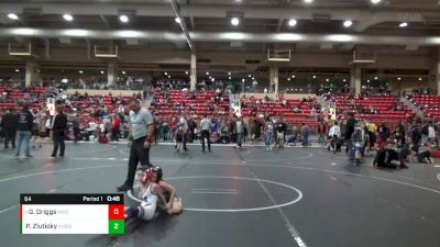 64 lbs Cons. Round 5 - Gunner Driggs, Manhattan Wrestling Club vs Parker Zluticky, Kansas Young Guns Wrestling Cl