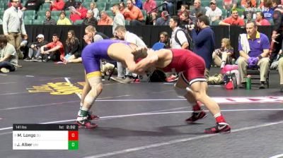 141 lbs Quarterfinal - Mike Longo, Oklahoma vs Josh Alber, Northern Iowa