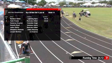Youth Boys' 200m, Semi-Finals 7 - Age 14