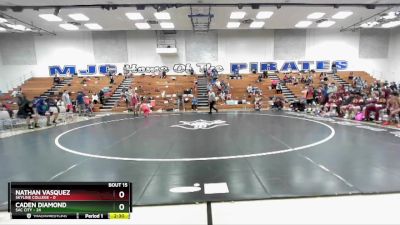 157 lbs Quarters & 1st Wb (16 Team) - Nathan Vasquez, Skyline College vs Caden Diamond, Sac City