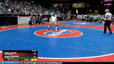 7A-157 lbs 1st Place Match - Caide Daltro, West Forsyth vs Konlin Weaver, Camden County