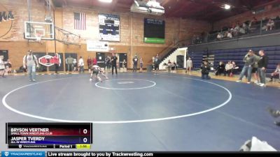 98 lbs Round 4 - Bryson Vertner, Small Town Wrestling Club vs Jasper Tverdy, All In Wrestling