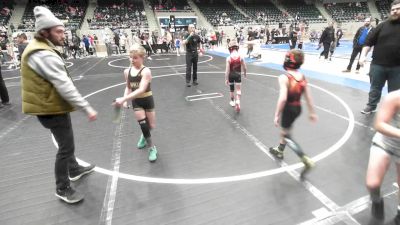 61 lbs 3rd Place - Emerson Euliss, Terminator Wrestling Academy vs Perry Dodgen, Wesley Wrestling Club