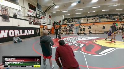 36-40 lbs Cons. Semi - Joseph Haberman, Peak vs John Ryan, Thermopolis Wrestling Club