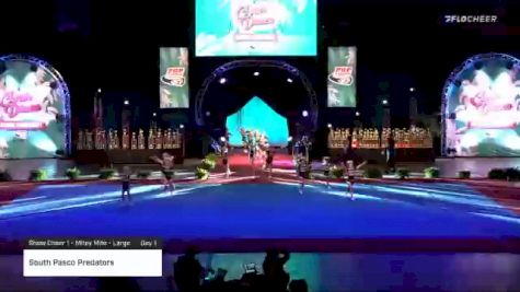 South Pasco Predators [2020 Show Cheer 1 - Mitey Mite - Large Day 1] 2020 Pop Warner National Cheer & Dance Championship
