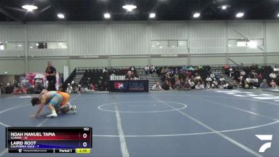 152 lbs Placement Matches (8 Team) - Noah Manuel Tapia, Illinois vs Laird Root, California Gold