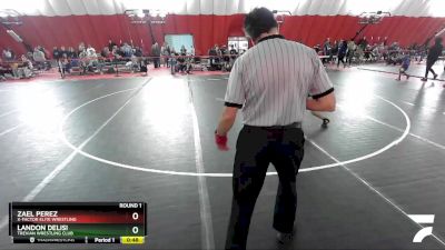 75-80 lbs Round 1 - Landon Delisi, Trevian Wrestling Club vs Zael Perez, X-Factor Elite Wrestling