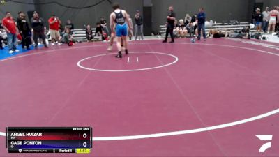 215 lbs Quarterfinal - Angel Huizar, WA vs Gage Ponton, ID