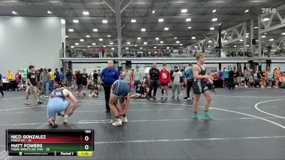 190 lbs Semis (4 Team) - Nico Gonzalez, Force WC vs Matt Powers, Town Wrestling VHW