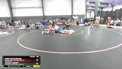 285 lbs Semifinal - Daron Rainey, Punisher Wrestling Company vs Amin Qouchbane, Barlow Mat Club (DBA Barlow Wrestling)