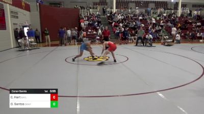 126 lbs Consolation - Chase Hart, Baylor School vs Diogo Santos, Berkeley Prep