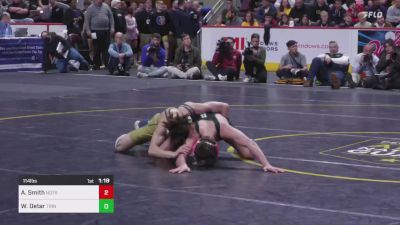 114 lbs Final - Ayden Smith, Notre Dame GP vs Will Detar, Trinity (3)