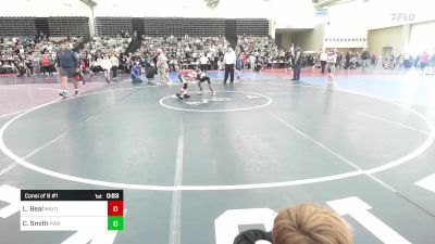 63-M lbs Consi Of 8 #1 - Lachlan Beal, Mayo Quanchi Judo And Wrestling vs Charles Smith, Pennridge K-8