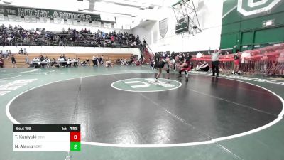 132 lbs Round Of 32 - Timothy Kuniyuki, Covina vs Noah Alamo, Northview