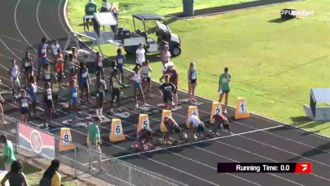 Youth Women's 100m, Prelims 1 - Age 12
