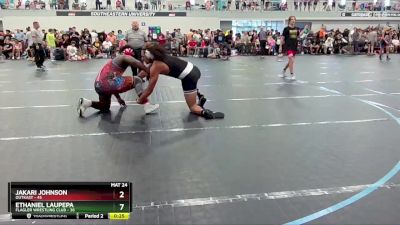 215 lbs Champ. Round 1 - Jakari Johnson, OutKast vs Ethaniel Laupepa, Flagler Wrestling Club