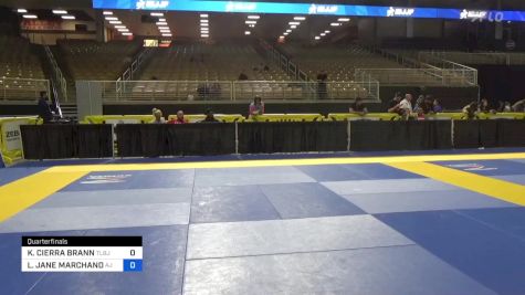 KATHLEEN CIERRA BRANN vs LILLIAN JANE MARCHAND 2024 Pan Jiu Jitsu IBJJF Championship