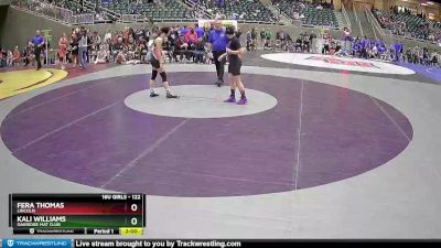 122 lbs Semifinal - Fera Thomas, Lincoln vs Kali Williams, Oakridge Mat Club