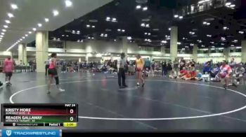 138 lbs Round 2 (10 Team) - Kristy More, Suncoast Gems vs Reagen Gallaway, Nebraska Tsunami