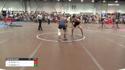 165 lbs Consi of 16 #2 - Keilan Torres, Northern Colorado vs Demetrius Romero, Utah Valley Univ